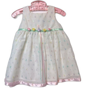 Rare Editions Formal Dress White Size 12 Months